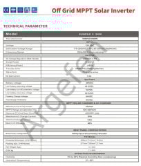 Sako 5,5 kW 48V 100Amper MPPT 450V 500V DC Tam Sinus