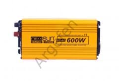Mexxsun 12 Volt 600 Watt Tam Sinus inverter
