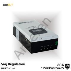 Mexxsun 80A MPPT Solar Şarj Cihazı / Regülatörü 12/24/48 Volt Yeni seri