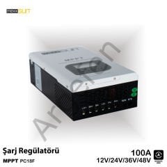 Mexxsun 100A MPPT Solar Şarj Cihazı / Regülatörü 12/24/48 Volt Yeni seri