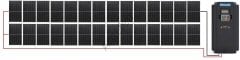7.5 kW 7500 Watt 10Hp 3 Faz Sürücü 12.600W Güneş Paneli Sulama Paket-14