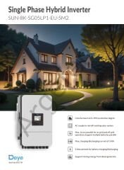 Deye 8kW 8000 watt 48V Hybrid Monofaz  inverter