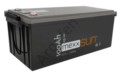 Mexxsun 24V-100AH 25.6V  24Volt 100Amper Lityum Akü (LiFepo4)