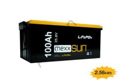 Mexxsun 24V-100AH 25.6V  24Volt 100Amper Lityum Akü (LiFepo4)