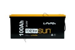 Mexxsun 24V-100AH 25.6V  24Volt 100Amper Lityum Akü (LiFepo4)
