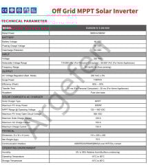 Sako 5,6 kW 48V 120Amper MPPT 450V 500V DC Tam Sinus