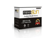 Mexxsun 12V 100 amper jel batarya Güneş paneli aküsü