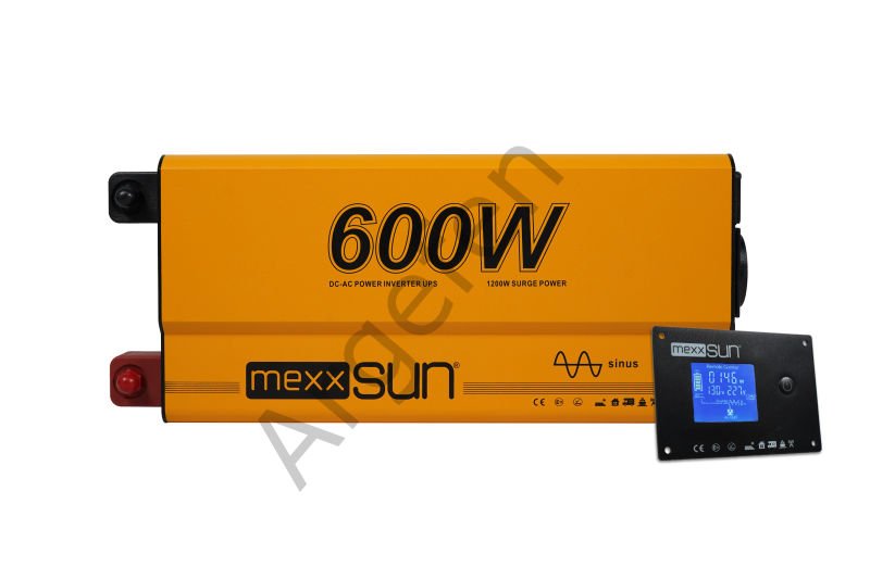 Mexxsun 12 Volt 600  Watt (ATS) Tam Sinus UPS Ekranlı inverter