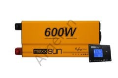 Mexxsun 12 Volt 600  Watt (ATS) Tam Sinus UPS Ekranlı inverter
