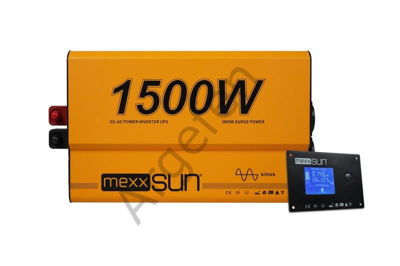 Mexxsun 12 Volt 1500  Watt (ATS) Tam Sinus UPS Ekranlı inverter