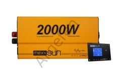 Mexxsun 12 Volt 2000  Watt (ATS) Tam Sinus UPS Ekranlı inverter