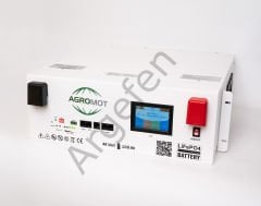 AGROMOT 48 VOLT 100 AH LİFEPO4 LİTYUM BATARYA (AKILLI BMS)