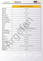MEXXSUN 51.2V 100Ah HV LİTYUM BATARYA 20.48KWH (LiFePo4)