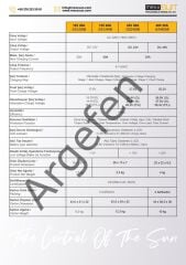 MEXXSUN AC-DC Akü Şarj Cihazı 48V-20A Redresör