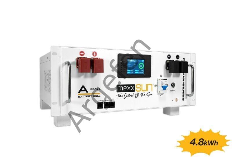 MEXXSUN 25.6V 100Ah (RK2560) LİTYUM BATARYA (LiFePo4) LCD EKRANLI