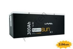 Mexxsun 12V-300Ah 12.8V  12Volt 300Amper Lityum Akü (LiFepo4)